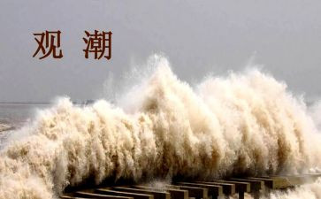 观潮课时教案6篇