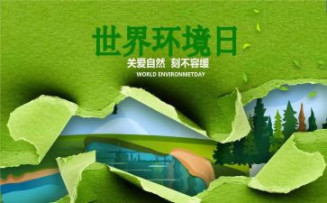 65环境日活动方案7篇
