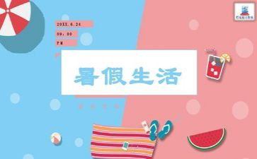 暑假个人总结最新5篇